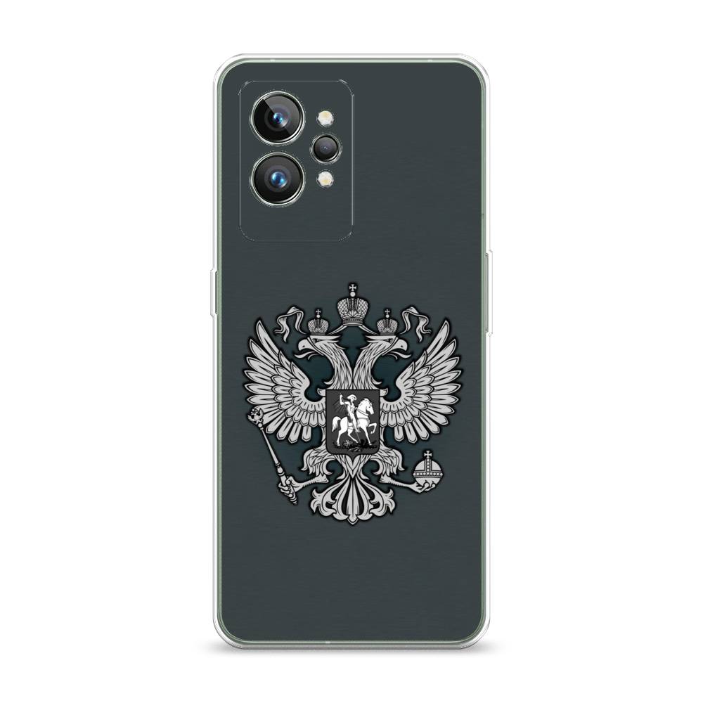 фото Чехол awog "герб россии серый" для realme gt 2 pro