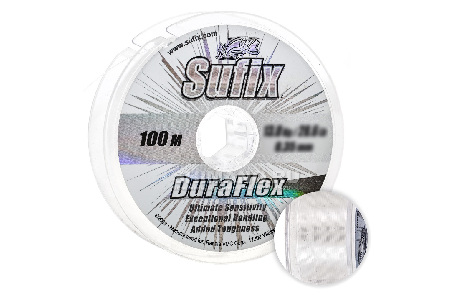 фото Леска sufix duraflex clear 100м (7.3 кг / 0.28 мм )