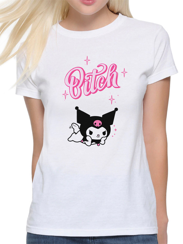 

Футболка женская DreamShirts Studio Куроми и Мелоди / Hello Kitty / Аниме белая L, Белый, Куроми и Мелоди / Hello Kitty / Хеллоу Китти Аниме