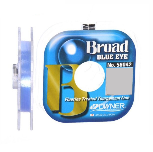

Леска Owner Broad Blue Eye 150 m (0,24 mm), Прозрачный
