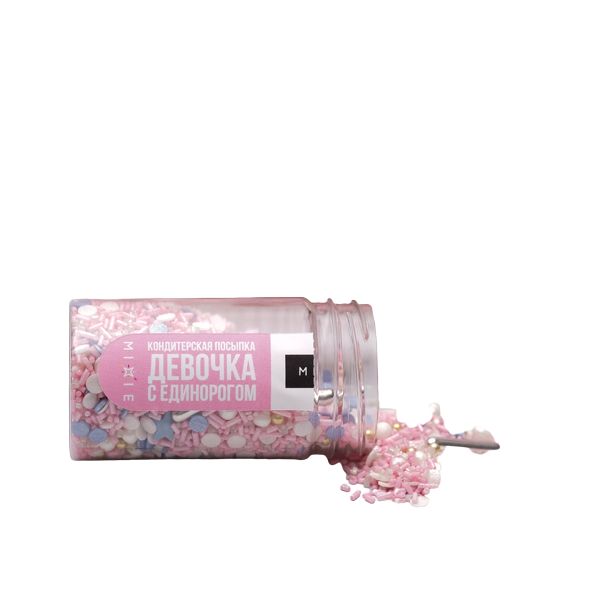 

Посыпка кондитерская MIXIE Девочка с единорогом, 50 г