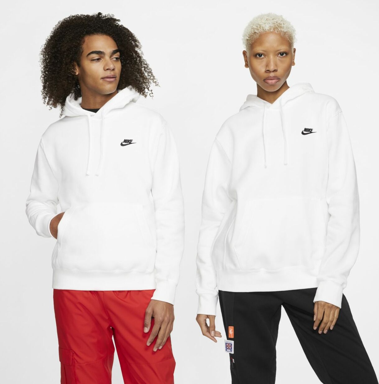 

Худи мужское Nike BV2654 белое XL, Белый, BV2654