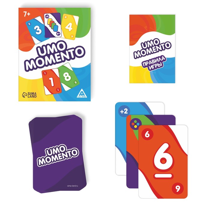 Настольная игра Лас Играс Umo Momento, 108 карт, 7+ 5490021