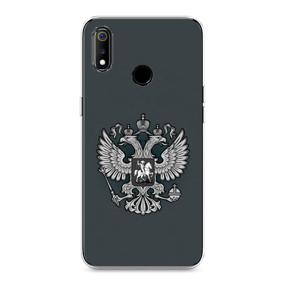 

Чехол Awog на Realme 3 "Герб России серый", Разноцветный, 251050-5