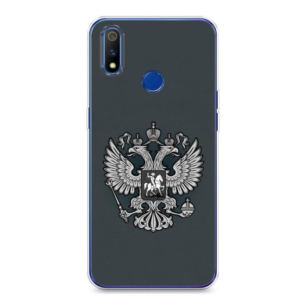 

Чехол Awog на Realme 3 Pro "Герб России серый", Разноцветный, 251250-5