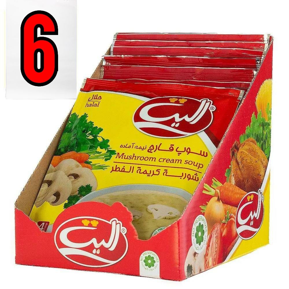 

Суп Elite Halal грибной, 65 г x 6 шт