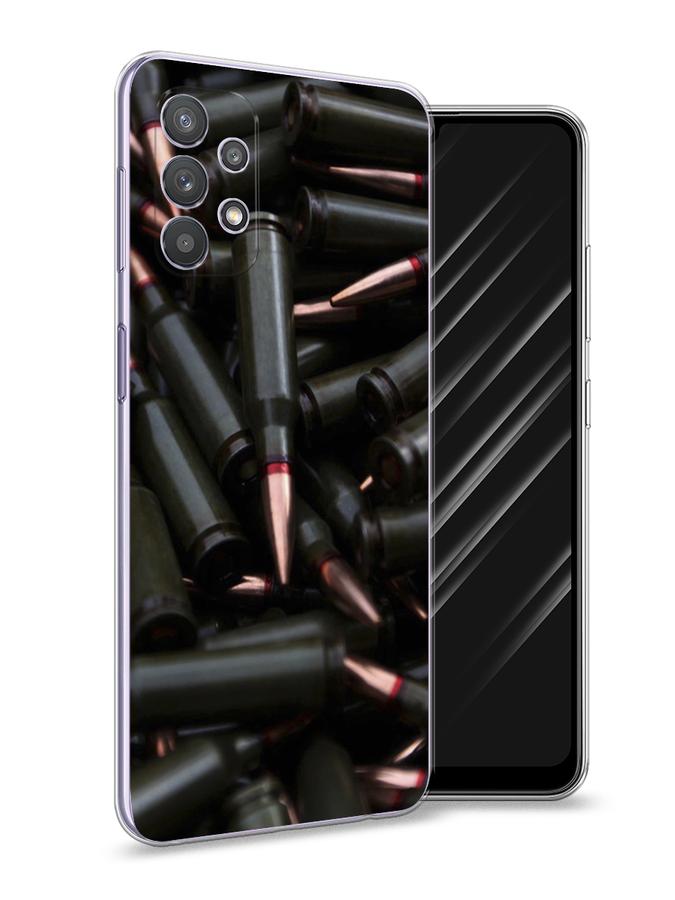 

Чехол Awog на Samsung Galaxy A32 / Самсунг A32 "Пули черные", Разноцветный, 2102050-5