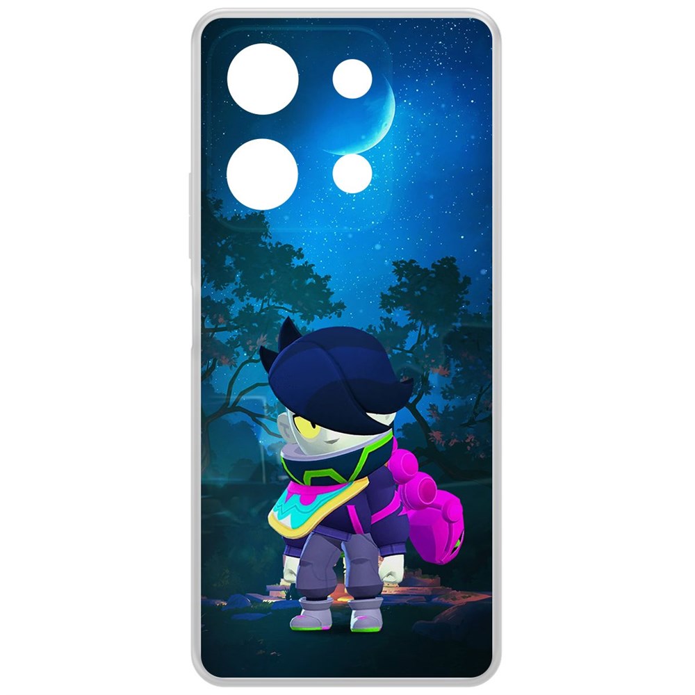 

Чехол-накладка Krutoff Clear Case Brawl Stars-Орочи Эдгар для INFINIX Note 30, Прозрачный