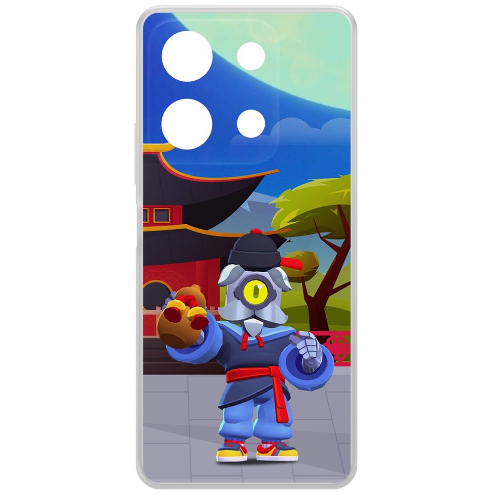 

Чехол-накладка Krutoff Clear Case Brawl Stars-Великий Мастер Барли для INFINIX Note 30, Прозрачный