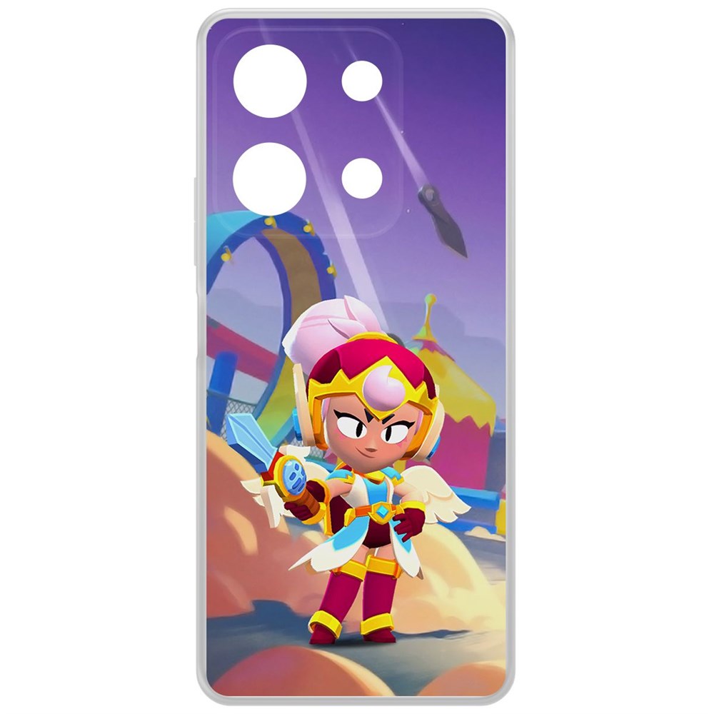 

Чехол-накладка Krutoff Clear Case Brawl Stars-Валькирия Джанет для INFINIX Note 30, Прозрачный
