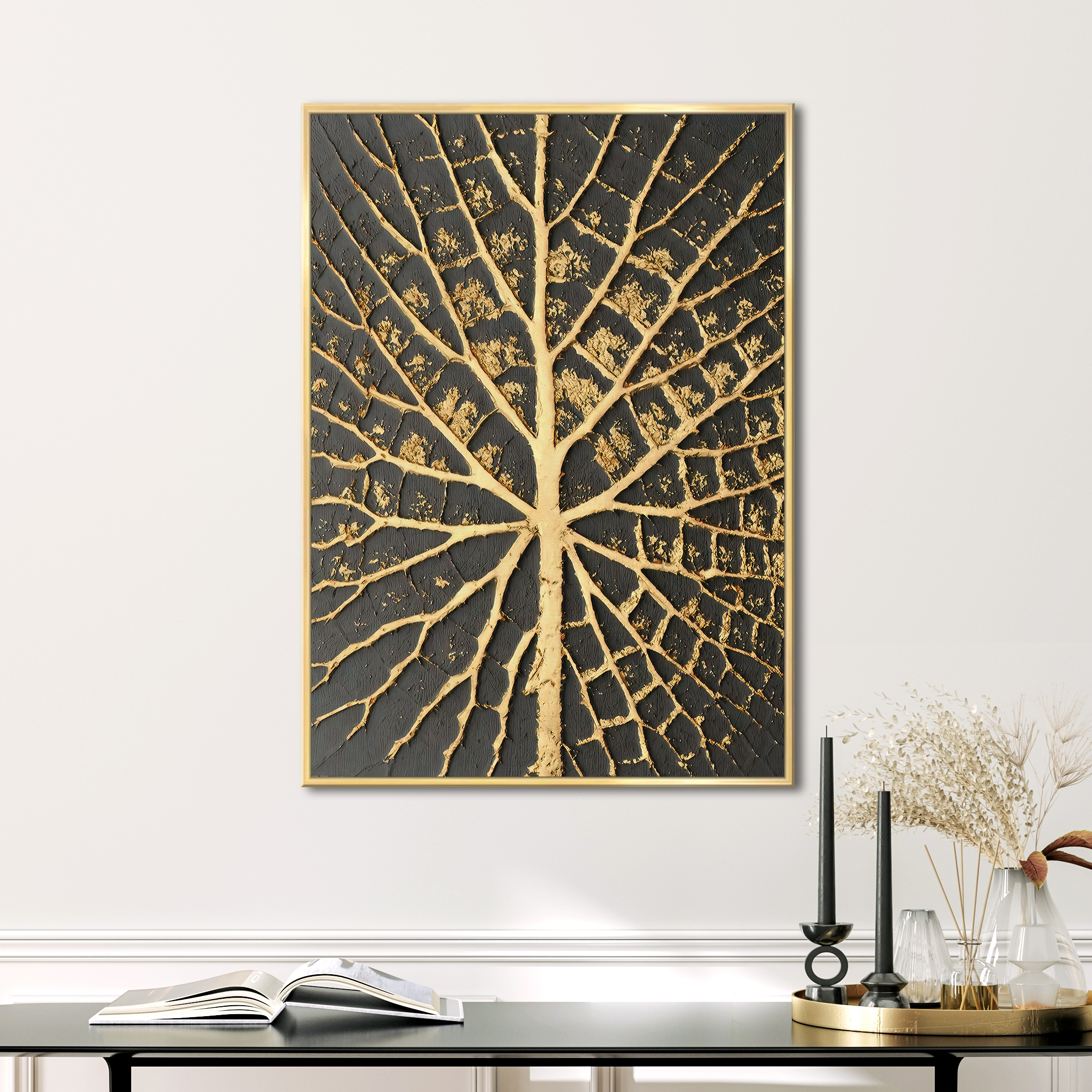 Картина Графис Дар времени I, 53х73 см, на стену для интерьера в раме