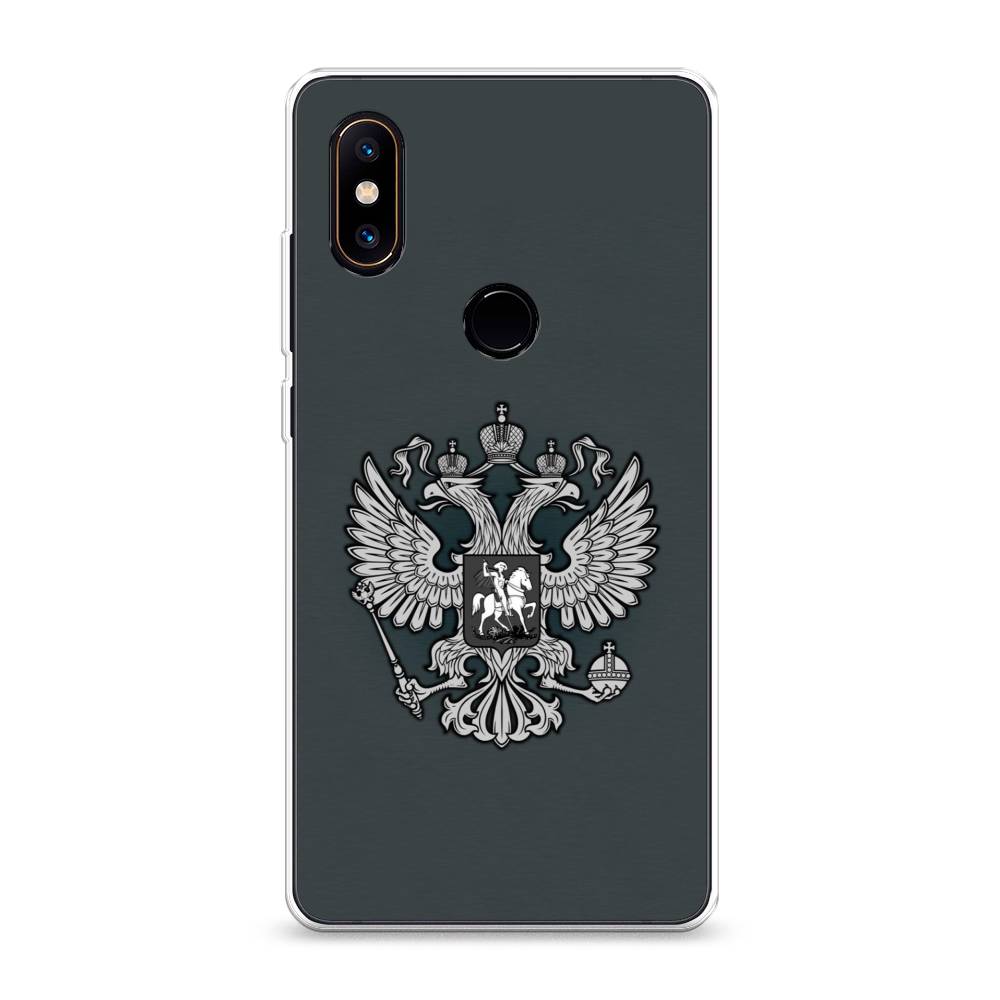 

Чехол Awog на Xiaomi Mi Mix 2S "Герб России серый", Разноцветный, 33450-5