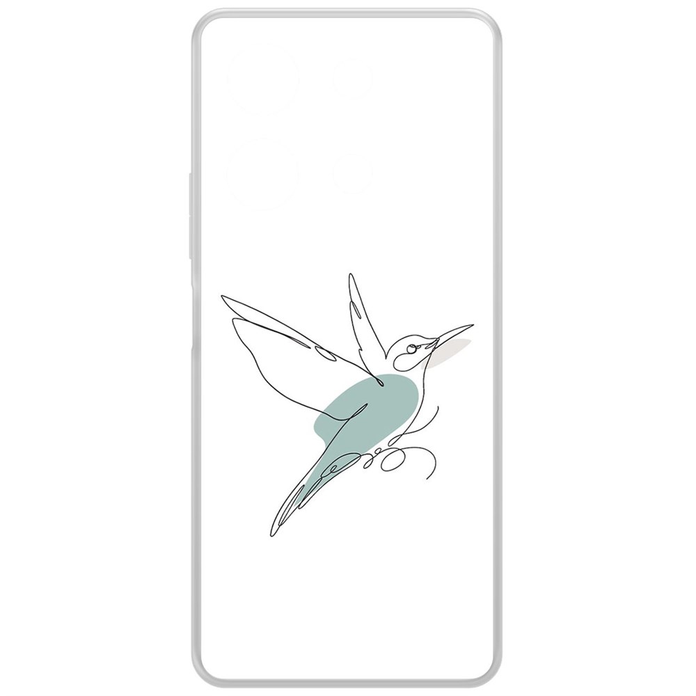 

Чехол-накладка Krutoff Clear Case Легкость для INFINIX Note 30, Прозрачный