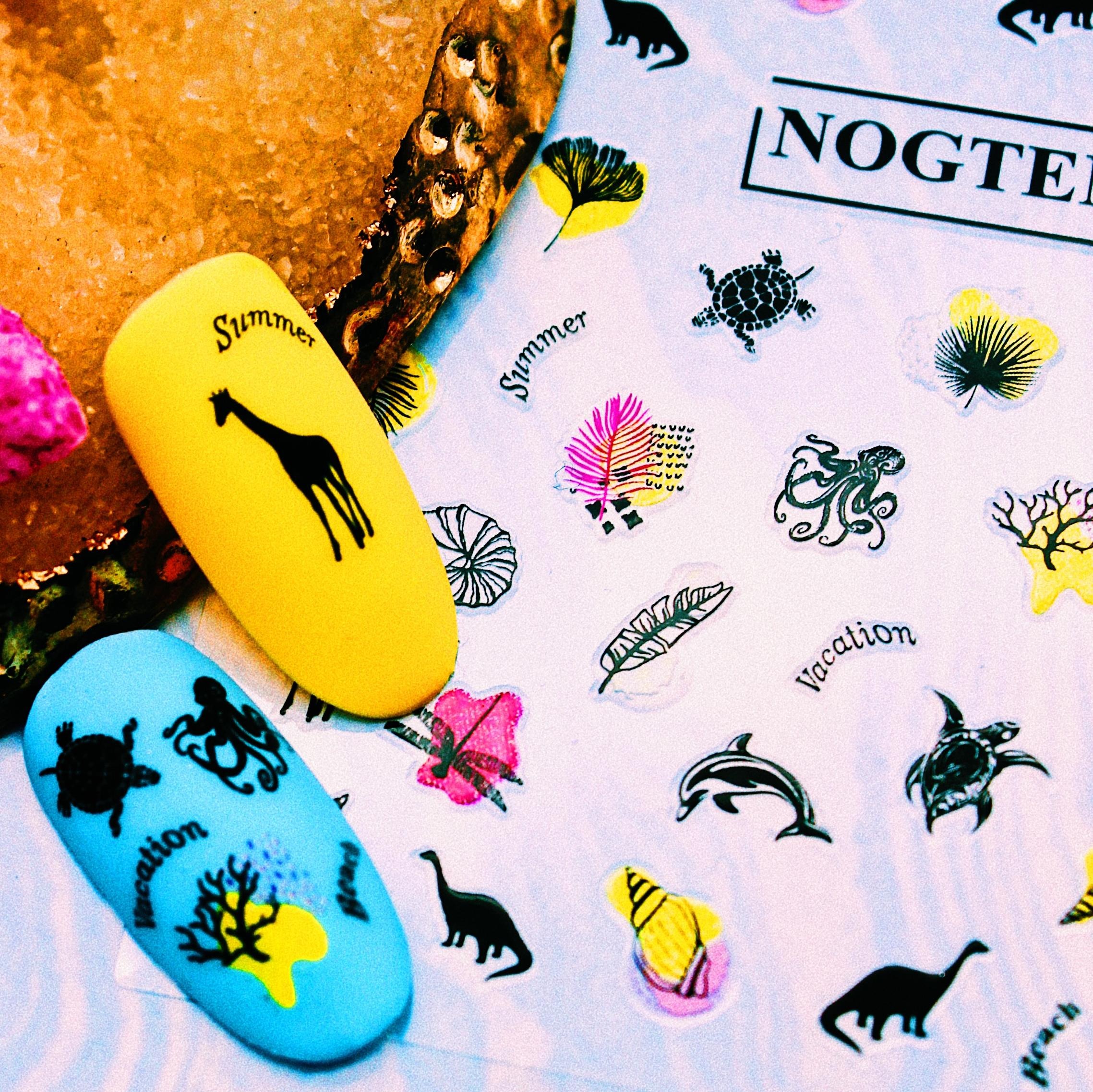 

Наклейки NogteModa №060, Разноцветный