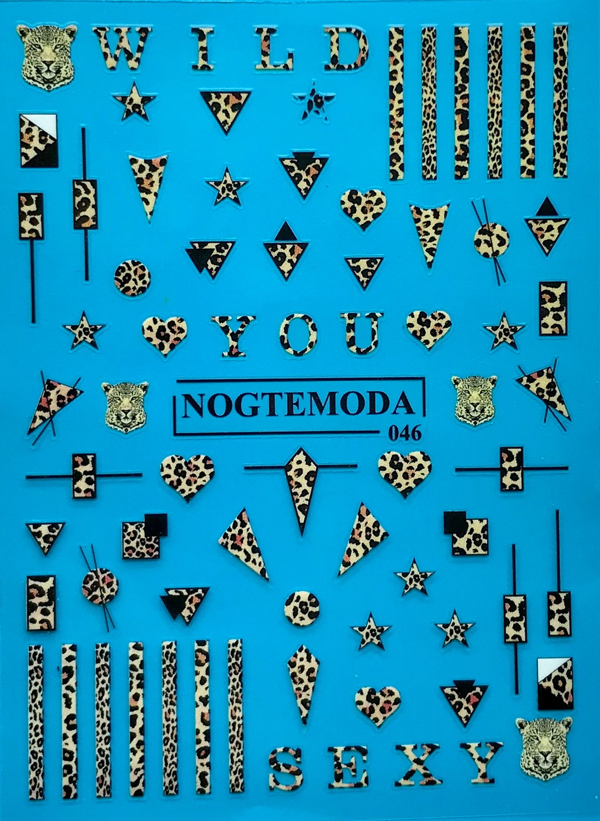 

Наклейки NogteModa №046, Разноцветный