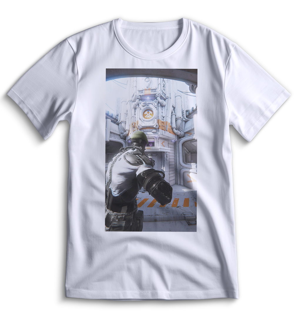 Белая футболка Top T-shirt с символикой Unreal Tournament, артикул 0067, размер XS.