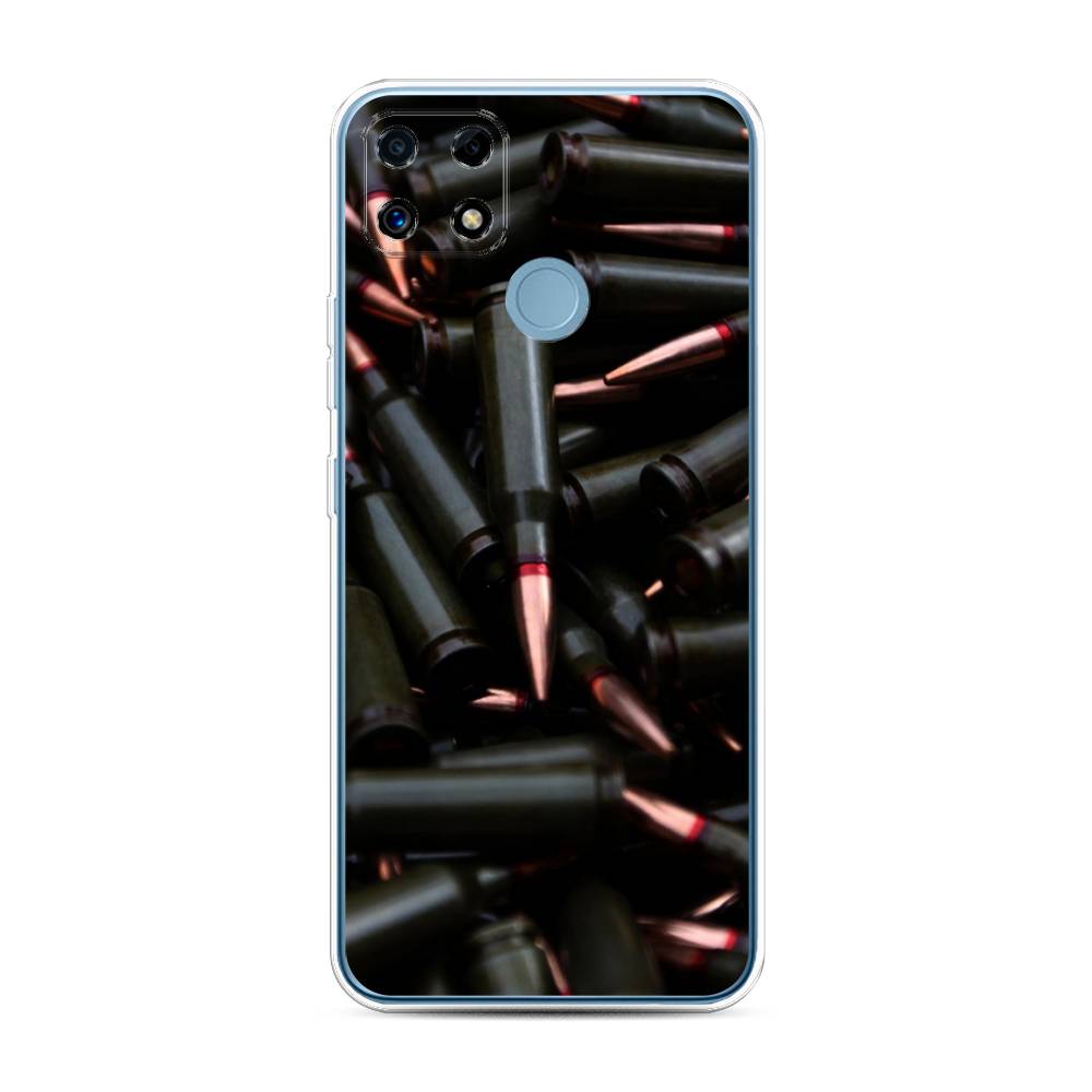 

Чехол Awog на Realme C25/C25s "Пули черные", Разноцветный, 257450-5