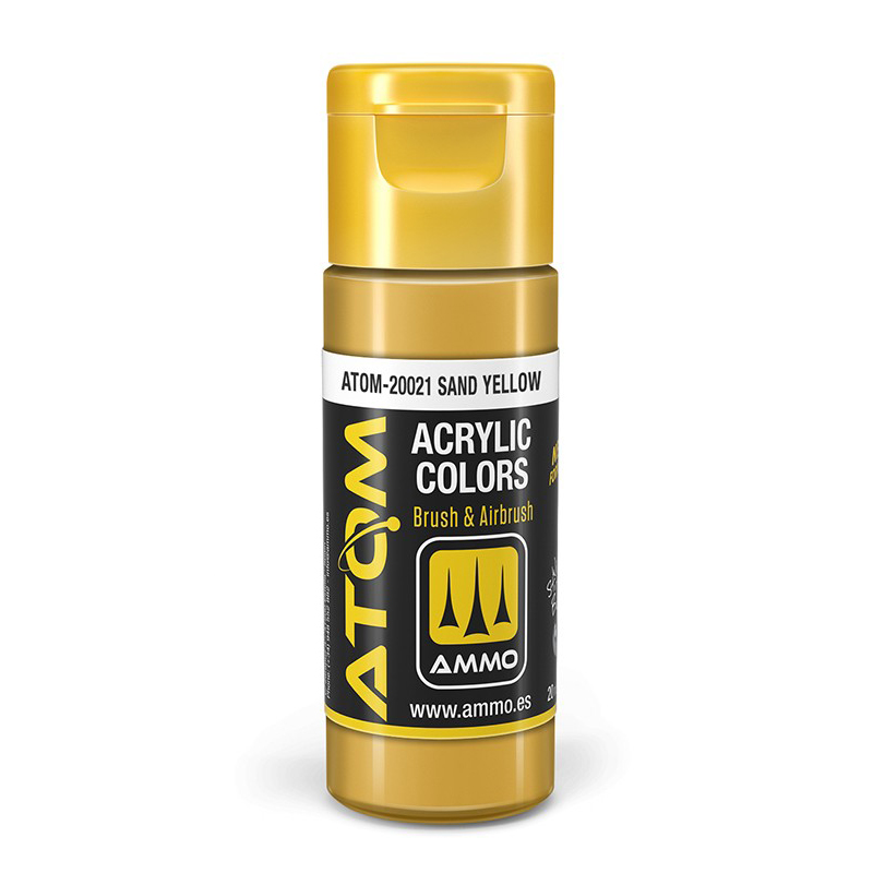 

Акриловая краска Ammo Mig Atom color Песочно-желтый ATOM20021