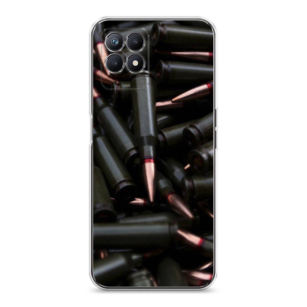 

Чехол Awog на Realme 8i "Пули черные", Разноцветный, 257350-5