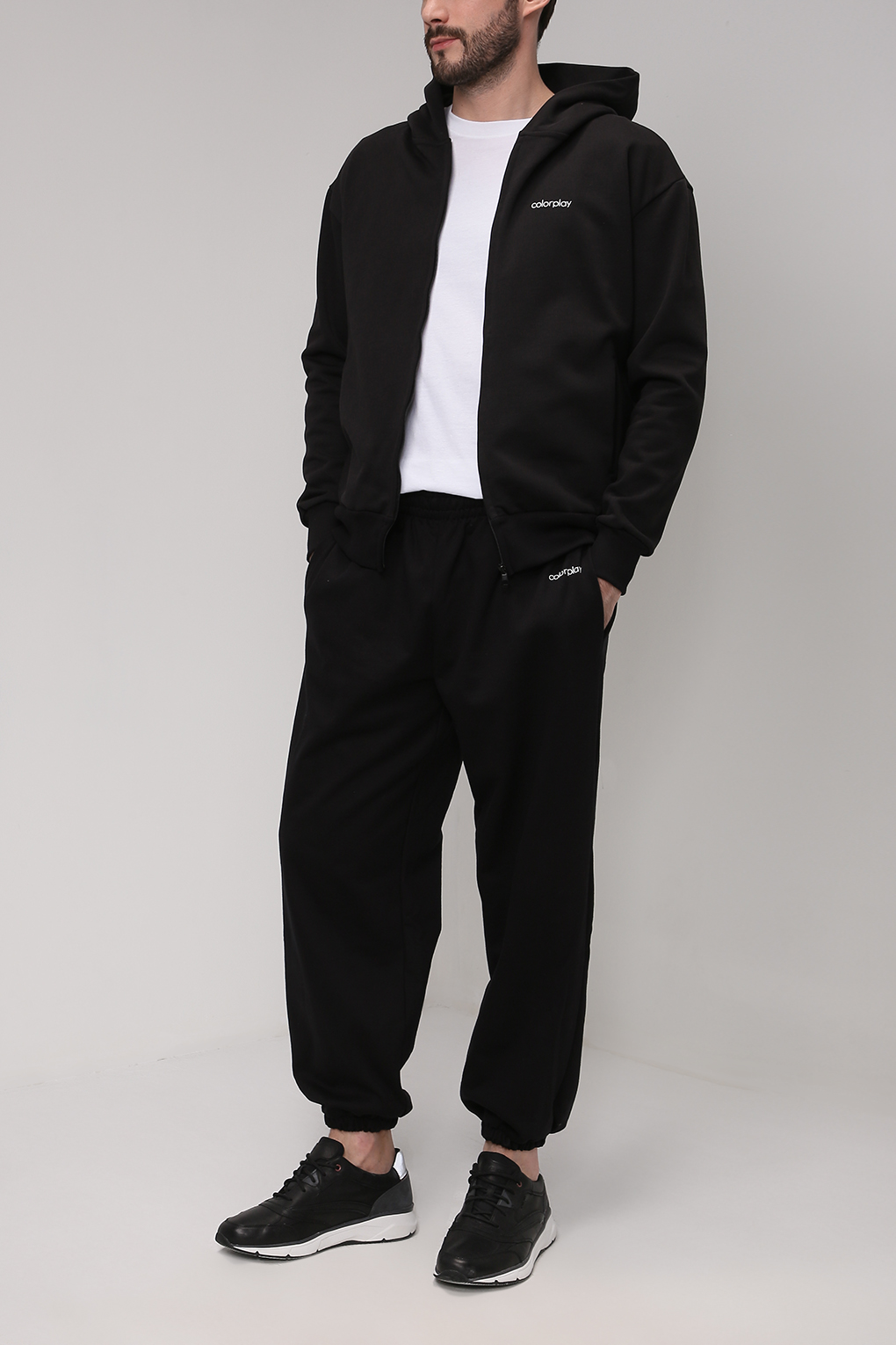 фото Спортивные брюки мужские colorplay cp21082123 черные xl