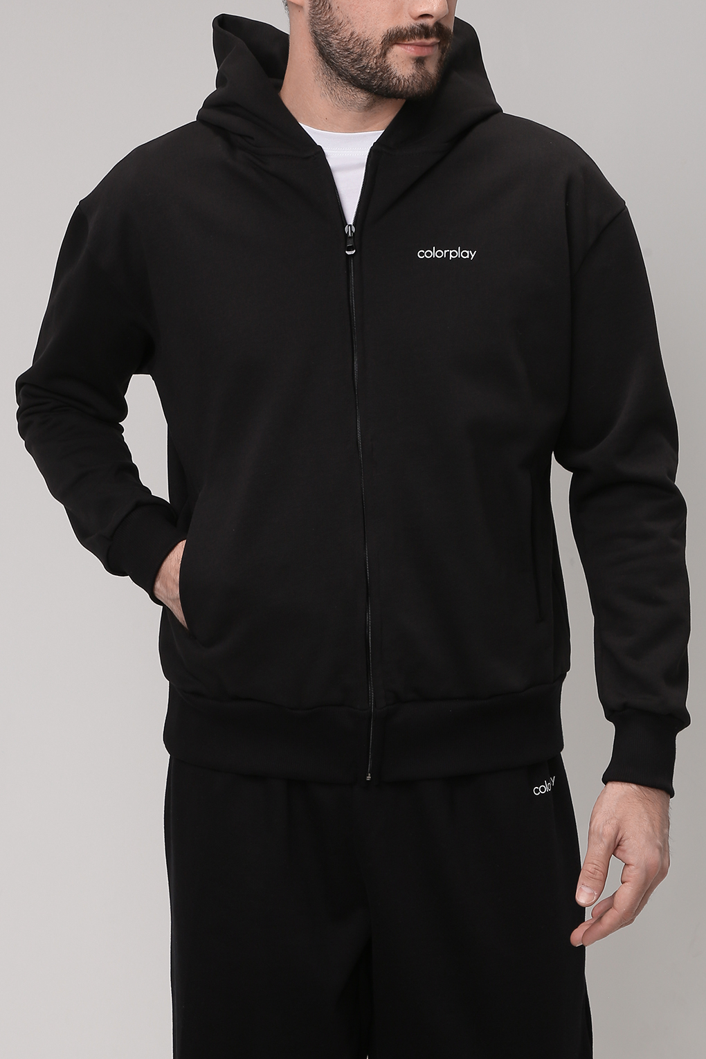 

Толстовка мужская COLORPLAY CP21081156 черная L, CP21081156