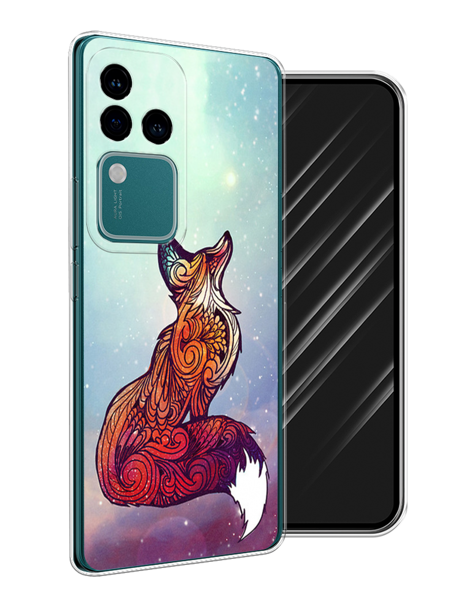 

Чехол Awog на Vivo V30 Pro/S18 Pro "Лиса 1", Голубой;фиолетовый, 2610050-1