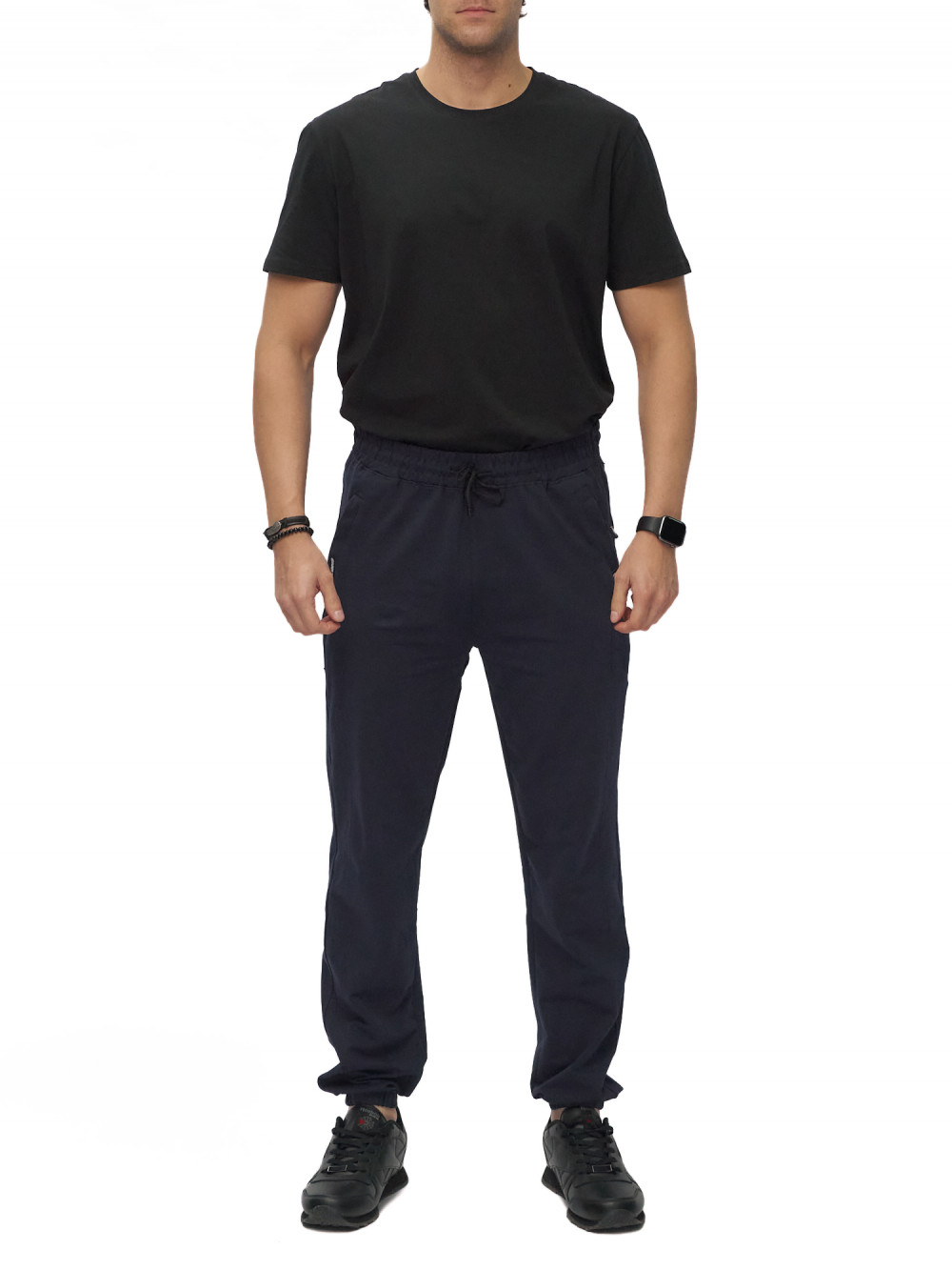 

Брюки мужские NoBrand AD007 синие 62 RU, AD007