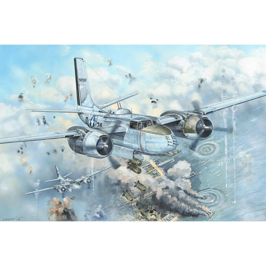 

Сборная модель HobbyBoss Бомбардировщик A-26B Invader 83213