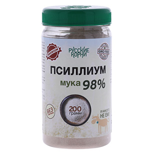 

Псиллиум мука 200 гр. Русские Корни