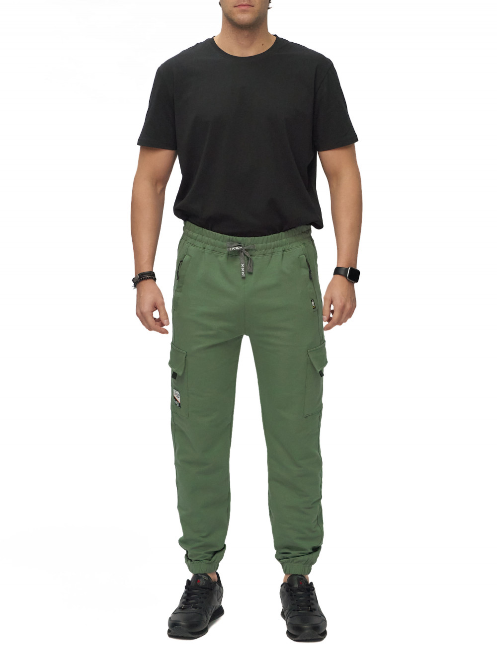 

Брюки мужские NoBrand AD224 зеленые 52 RU, AD224