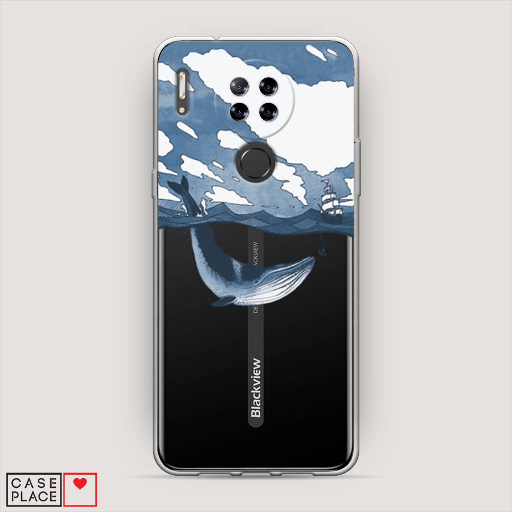 

Чехол на Blackview A80 Большой кит, Синий, 280150-1