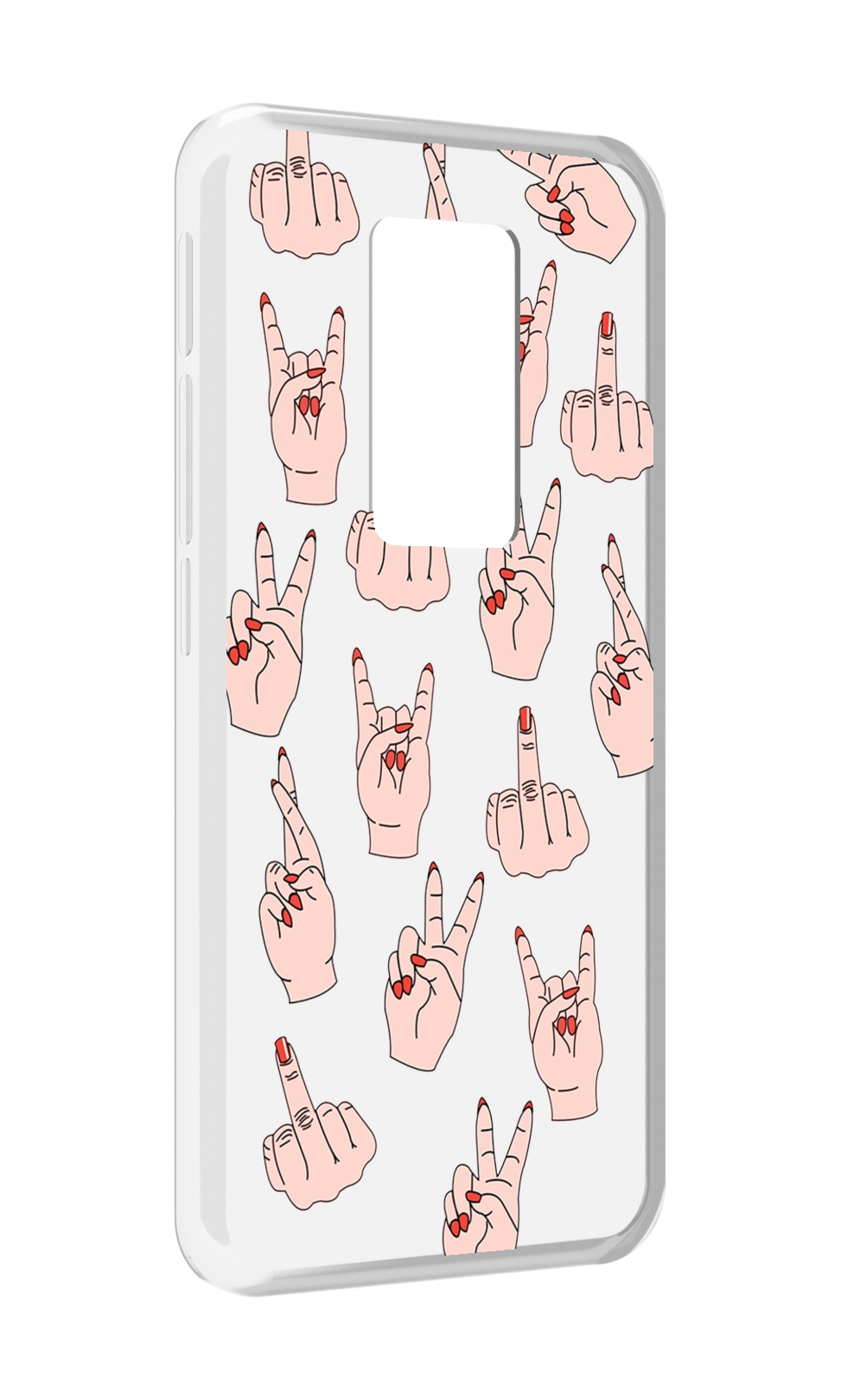 

Чехол задняя-панель-накладка-бампер MyPads разные-ручки для Motorola Defy 2021 противоу..., Прозрачный, Tocco