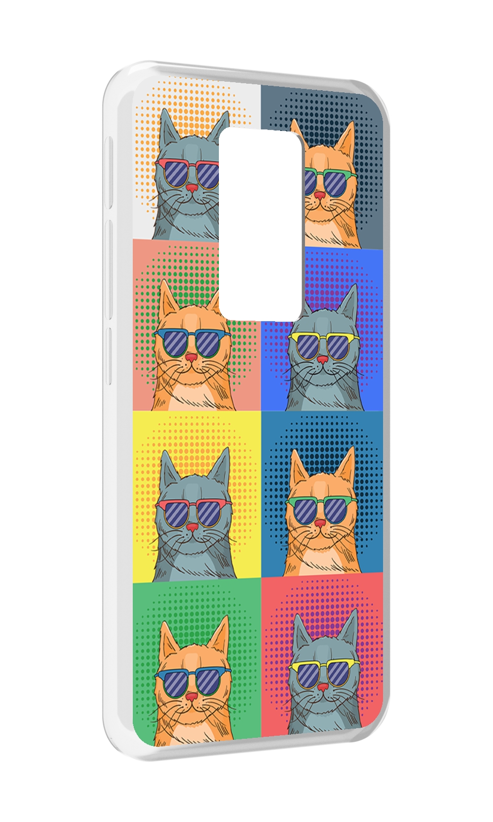 

Чехол MyPads разноцветные-коты для Motorola Defy 2021, Прозрачный, Tocco