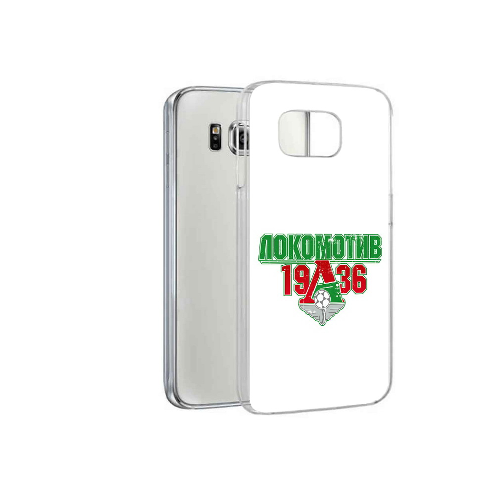 

Чехол MyPads Tocco для Samsung Galaxy S6 ФК локомотив 1936 (PT12300.506.182), Прозрачный, Tocco