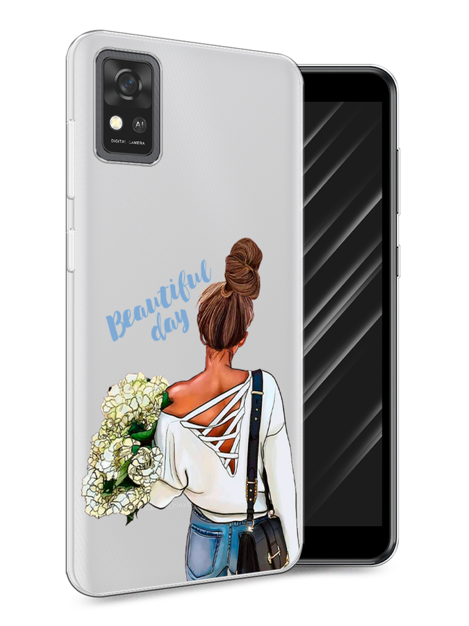 

Чехол Awog на ZTE Blade A31 / ЗТЕ Блэйд A31 "Beautiful day vector", Разноцветный, 134650-6