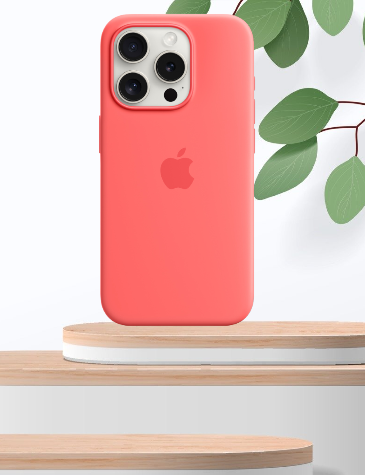 

Чехол Silicone Case Magsafe Apple Iphone 15 Pro Guava, Красный, Apple iPhone 15 Pro