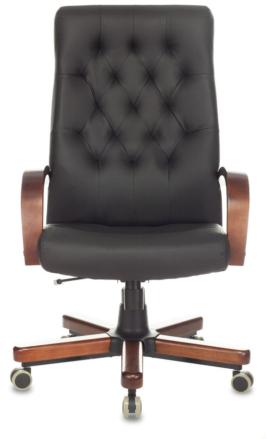 фото Кресло офисное бюрократ t-9928walnut/eco black