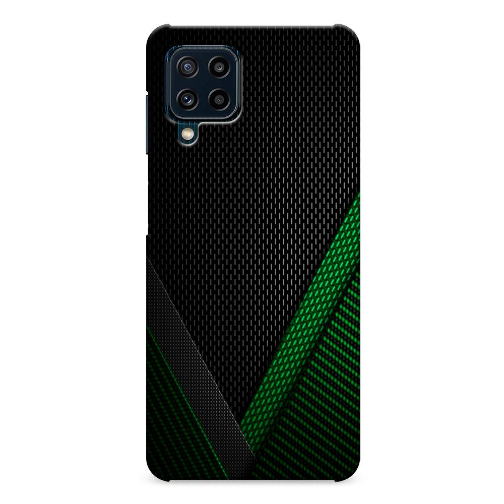 

Пластиковый чехол "Зеленый карбон" на Samsung Galaxy M32