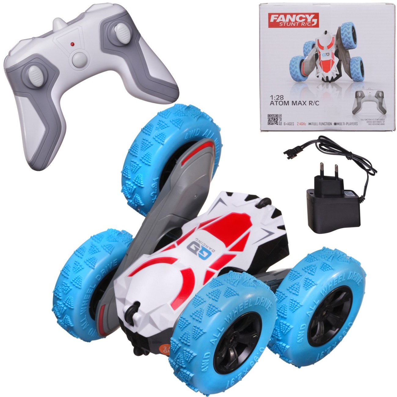 

Машинка Junfa toys трюковая, цвет синий NB28A04-1/A05-1/синий