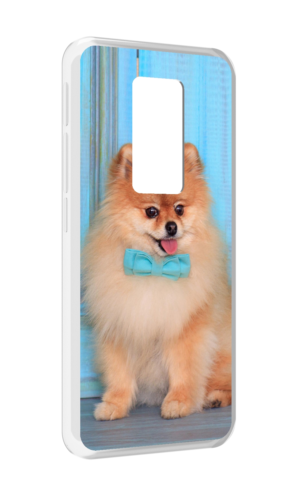 

Чехол MyPads померанскии шпиц для Motorola Defy 2021, Прозрачный, Tocco