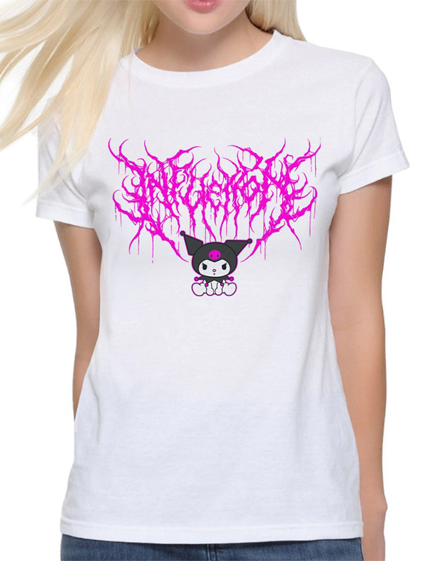 

Футболка женская DreamShirts Studio Куроми и Мелоди / Hello Kitty / Аниме белая XL, Белый, Куроми и Мелоди / Hello Kitty / Хеллоу Китти Аниме