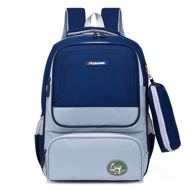 

Портфель школьный HKS-Homme серый с пеналом det-105