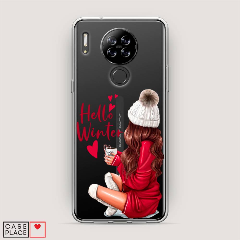 

Чехол на Blackview A80 "Hello winter", Красный;белый;коричневый, 280150-5