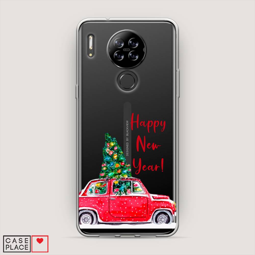

Чехол на Blackview A80 "Happy New Year", Красный;зеленый, 280150-5