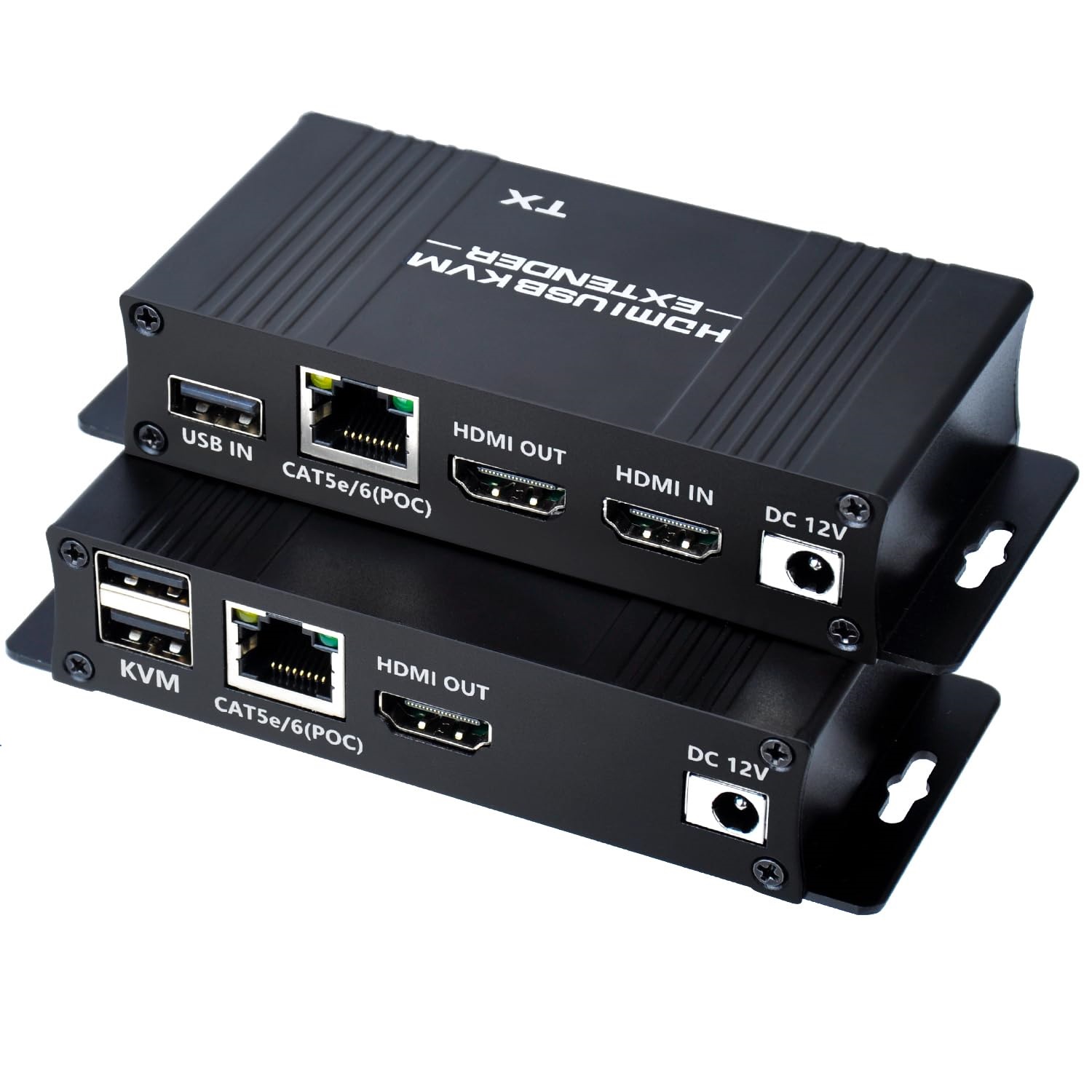 Удлинитель HDMI Vconn по витой паре + KVM USB Local Loop 60м