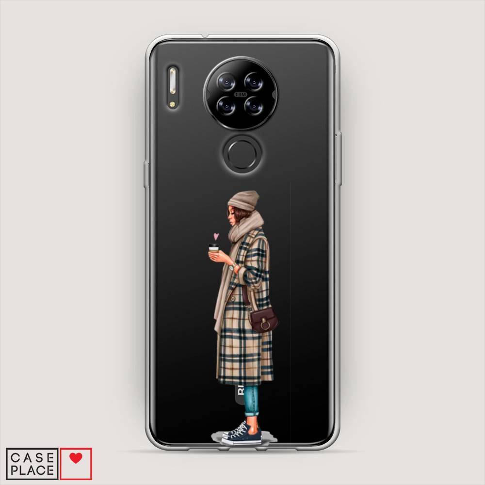 

Чехол на Blackview A80 Утренний кофе, Коричневый;бежевый, 280150-6