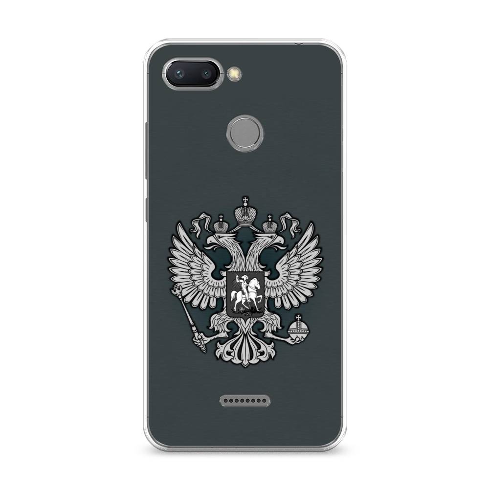 

Чехол Awog на Xiaomi Redmi 6 "Герб России серый", Разноцветный, 33850-5