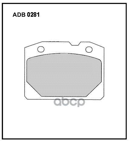 

Колодки тормозные ALLIED NIPPON дисковые adb0281hd