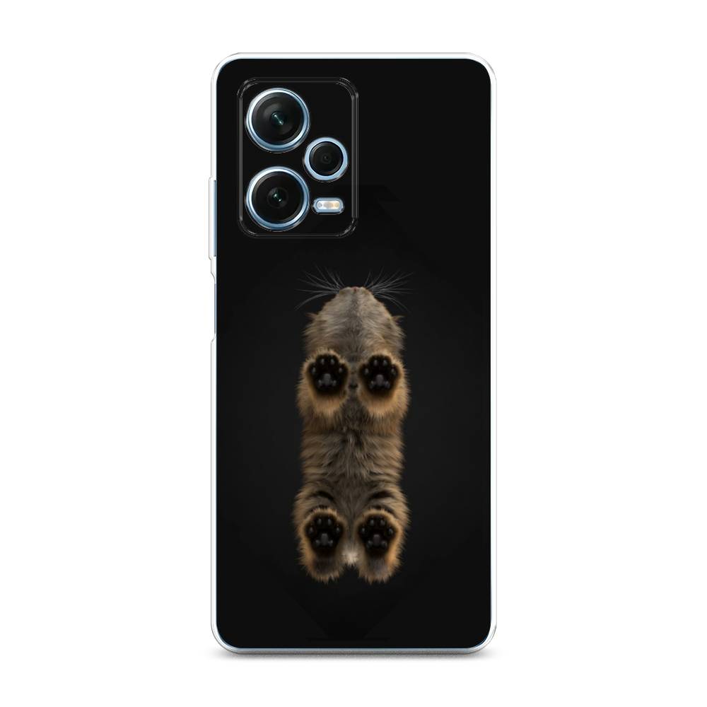 

Чехол Awog для Xiaomi Redmi Note 12 Pro Plus "Кошачьи лапки", Черный, 317150-1