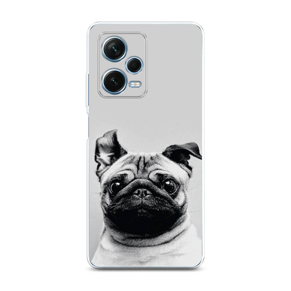 фото Чехол awog для xiaomi redmi note 12 pro plus "ушастый мопс"